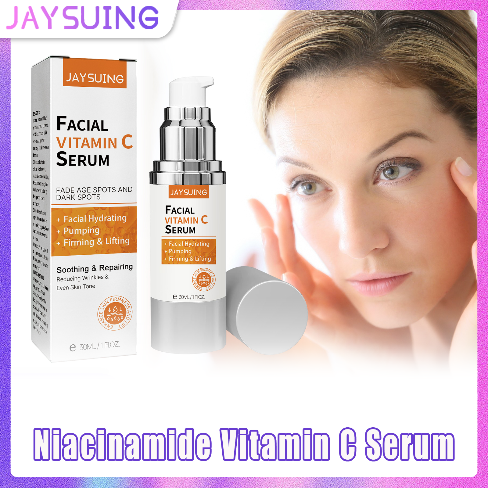 Luxury Skincare Daily - Niacinamide Vitamin C Serum Daily Facial