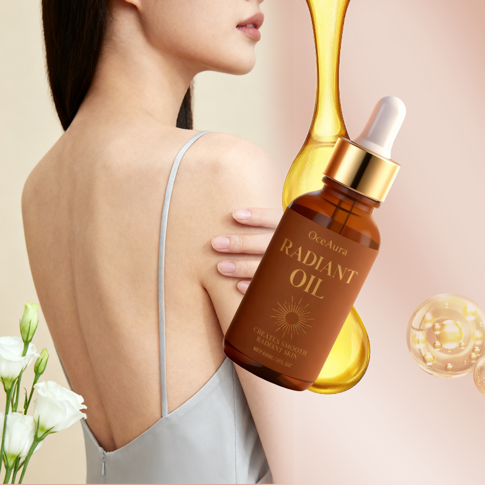 Luxury Glow Skincare - Luxury Body Oil for Dry Skin