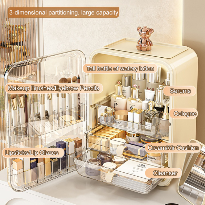 Cosmetic organizer large capac - Luxury Skincare Fridge incelemesi ve fiyatı