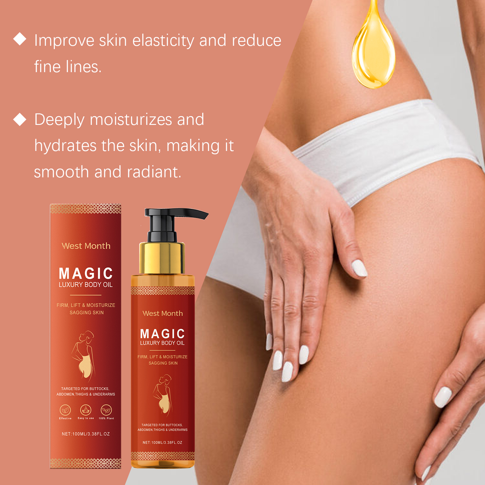 Magic Body Firming Oil Tighten - Luxury Skincare Serum incelemesi ve fiyatı