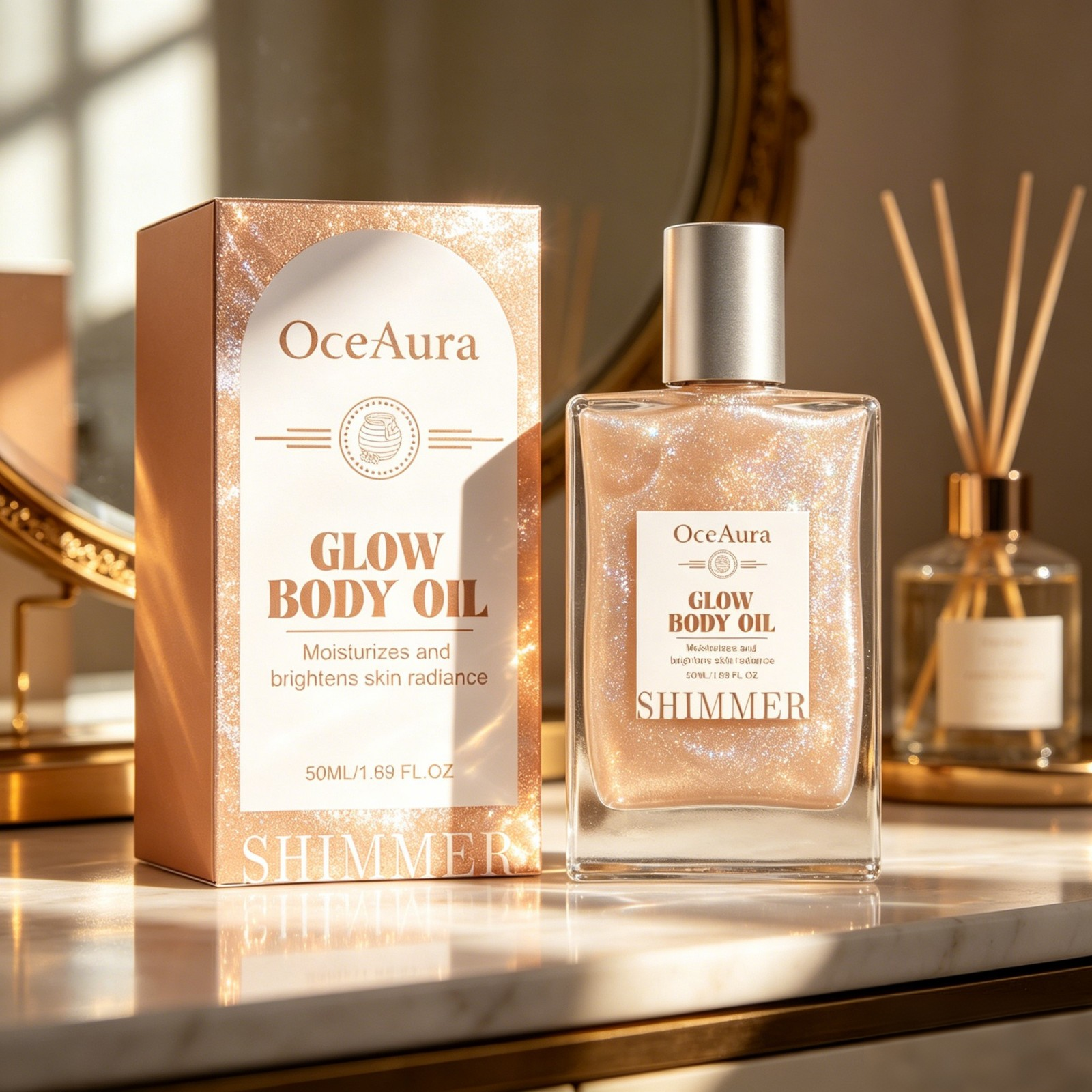 OceAura Honey Glow Body Oil Si - Luxury Glow Skincare incelemesi ve fiyatı