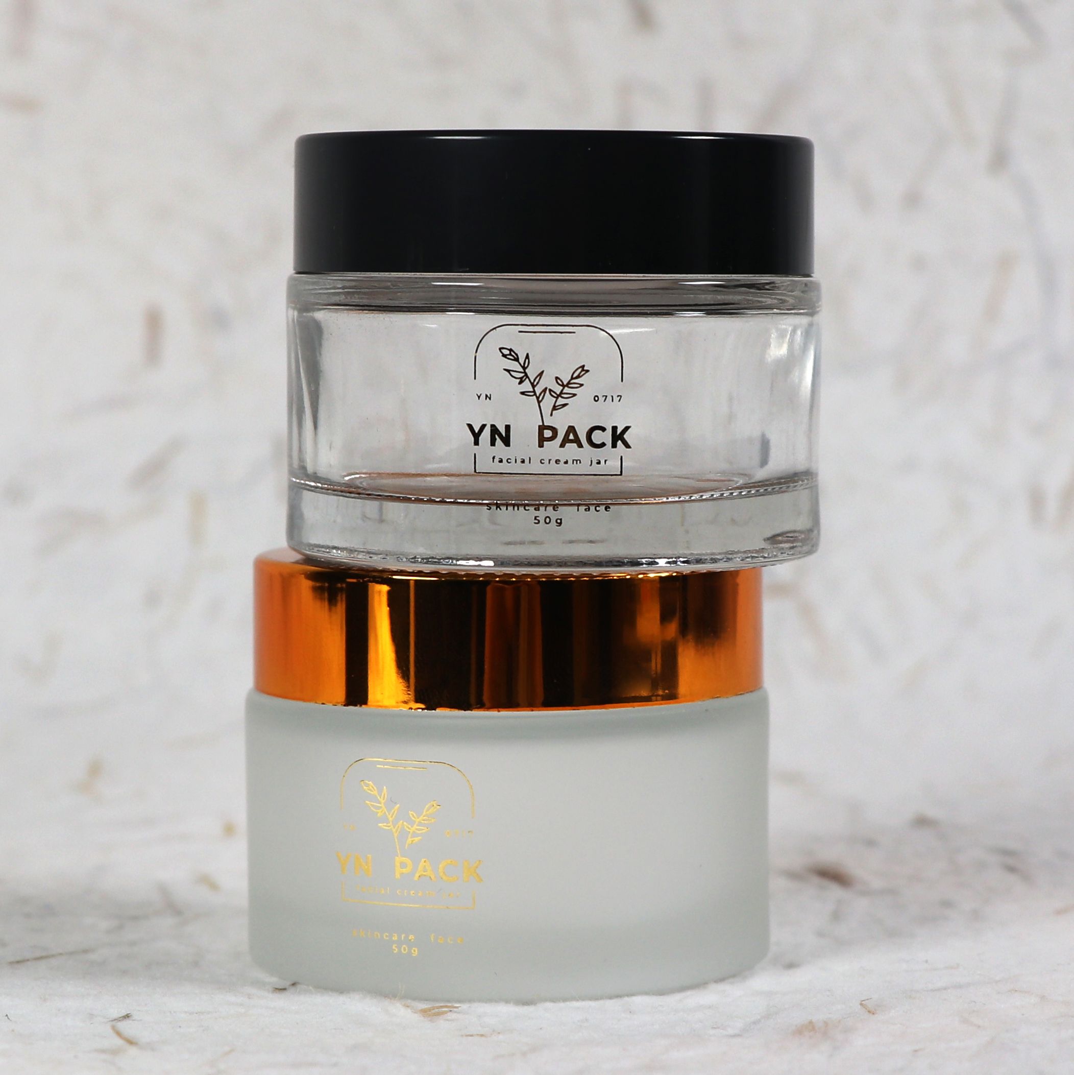 luxury glass jar Wholesa frost - Luxury Skincare Jars incelemesi ve fiyatı