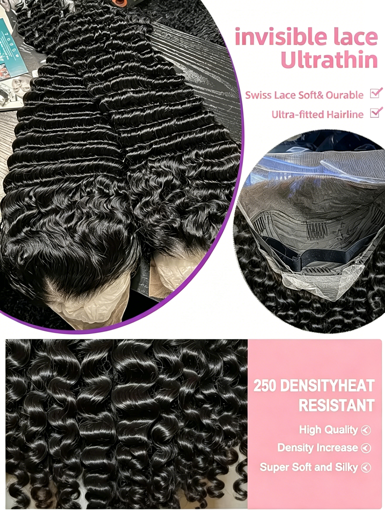 13x6 HD Loose Deep Wave Lace F - Luxury Skincare Daily incelemesi ve fiyatı