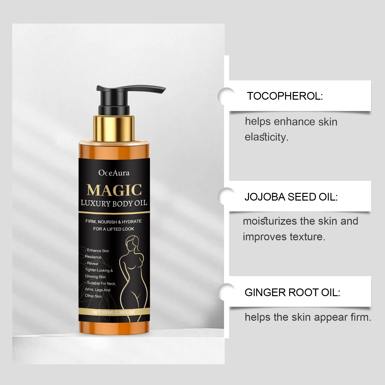 Luxury  Firming Body Oil Lifti - Luxury Glow Skincare incelemesi ve fiyatı