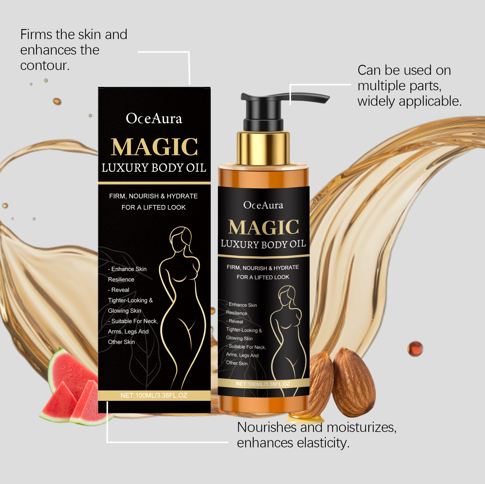 Luxury  Firming Body Oil Lifti - Luxury Glow Skincare incelemesi ve fiyatı