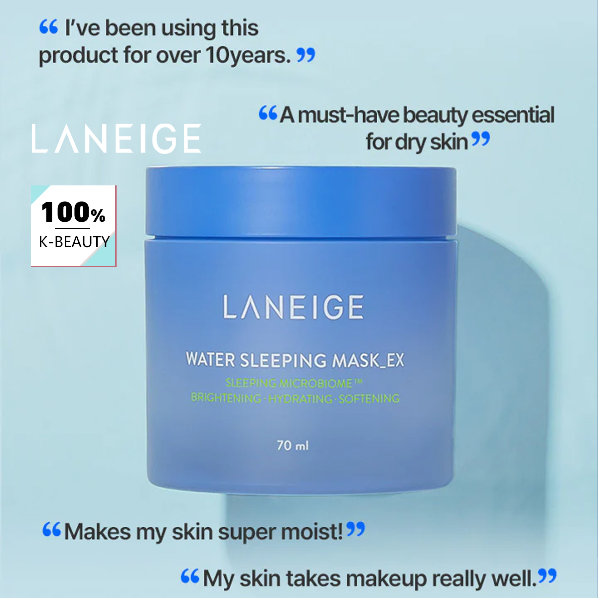 LANEIGE Water Sleeping Mask 70 - Luxury Skincare Fridge incelemesi ve fiyatı