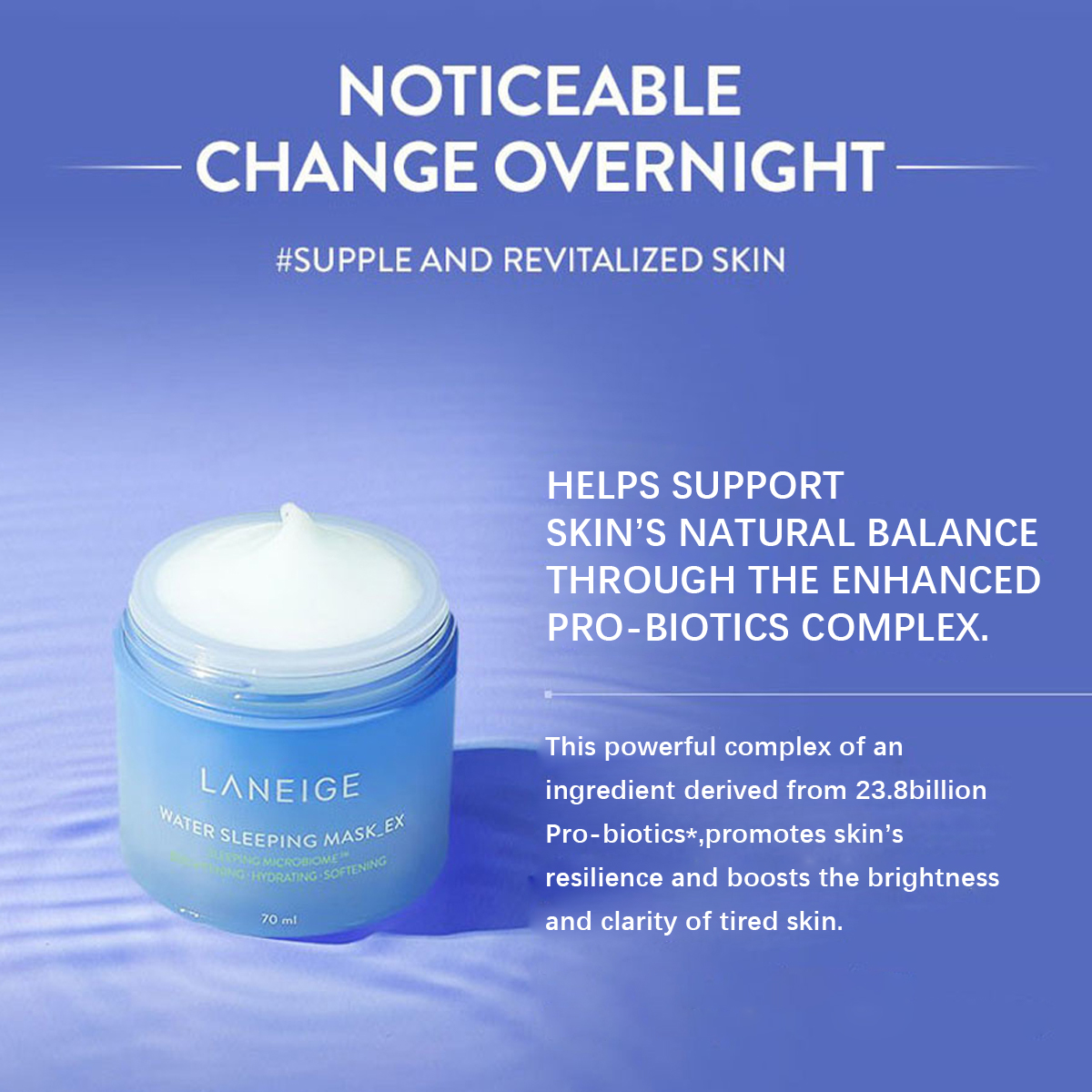 LANEIGE Water Sleeping Mask 70 - Luxury Skincare Fridge incelemesi ve fiyatı