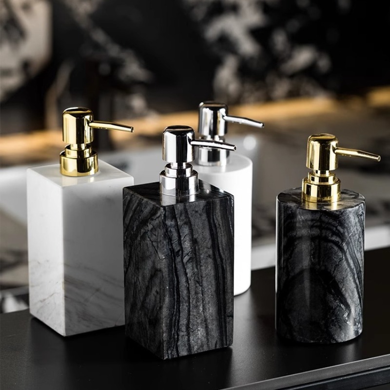 Natural Marble Soap Dispenser  - Luxury Skincare Jars incelemesi ve fiyatı